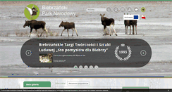 Desktop Screenshot of biebrza.org.pl