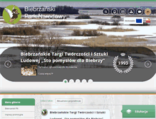 Tablet Screenshot of biebrza.org.pl